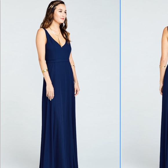 Show Me Your MuMu - Jenn Maxi in Navy Crisp - Picture 2 of 3